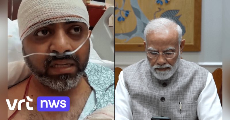 Afbeelding bij VIDEO Indiase premier Modi belt met neergestoken piloot: "Ik kon de anderen niet laten sterven" - VRT