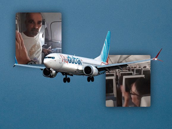 Afbeelding bij Na het gevecht duwt loodgieter de knuppel van Flydubai-vlucht naar achteren: reconstructie van minuut tot minuut